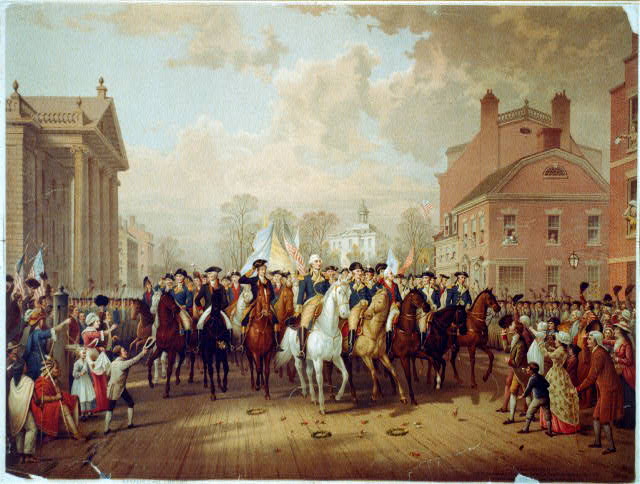 &quot;Evacuation Day&quot; and Washington&#039;s Triumphal Entry in New York City, November 25, 1783 