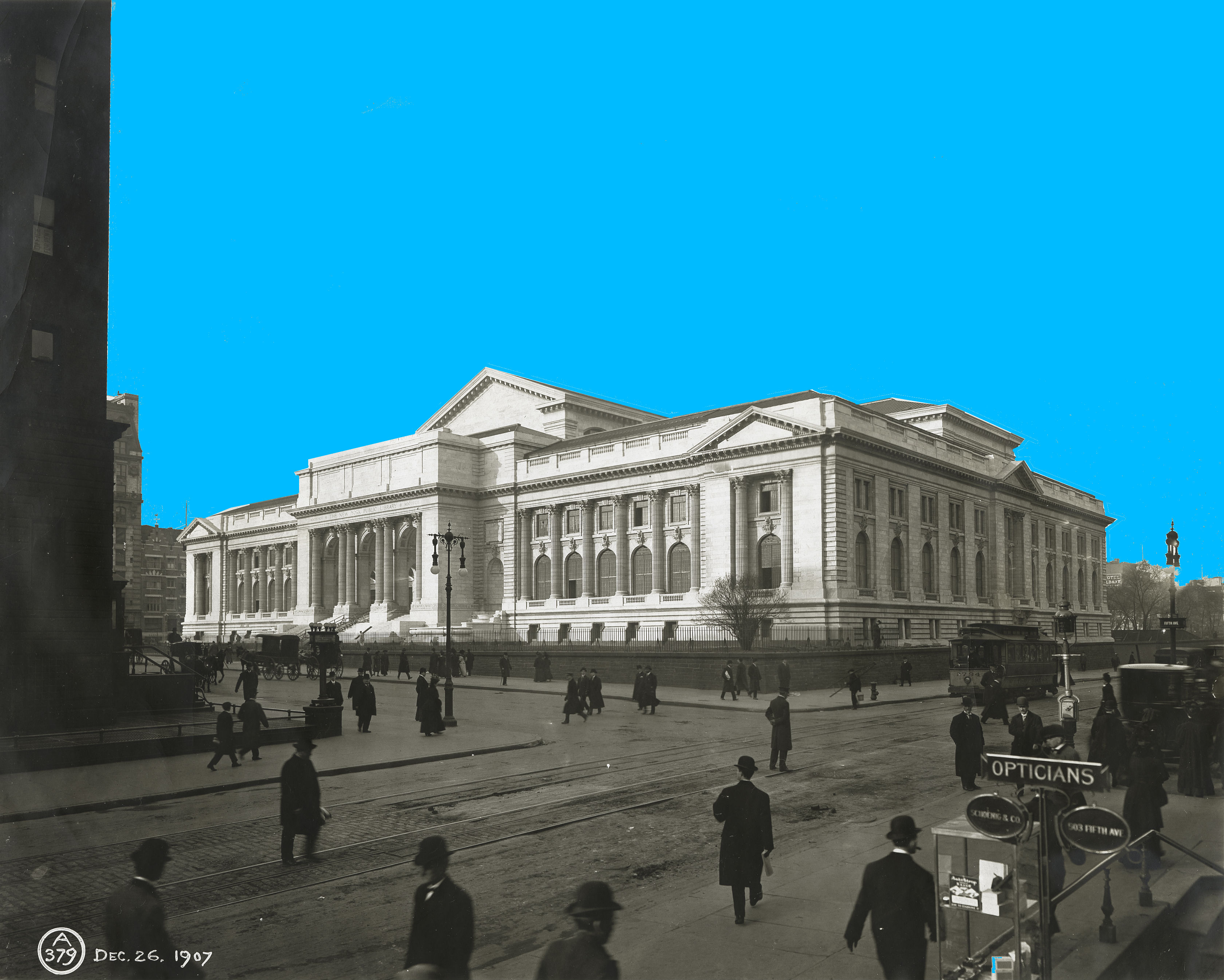 Blue Skies at NYPL