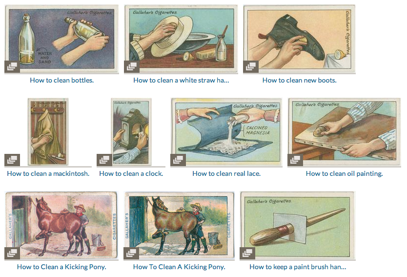 How to Clean... in NYPL Digital Collections