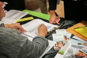 Job Fair Sign-up Table