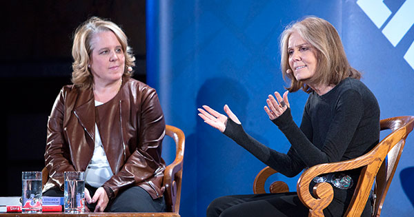 Roberta Kaplan and Gloria Steinem